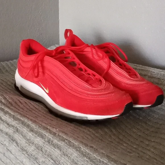 Nike Shoes Air Max 97 Mens All Red Buy Nike Air Max 97 Mens Shoes